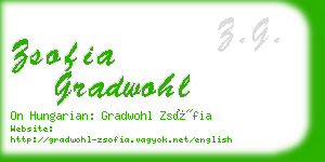 zsofia gradwohl business card